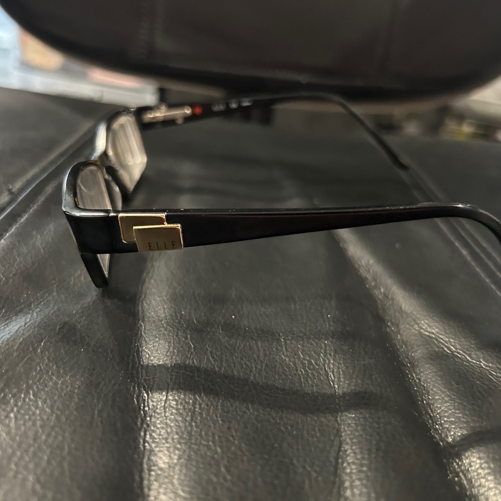 Elle Black Rectangular Glasses Frame Only - image 5